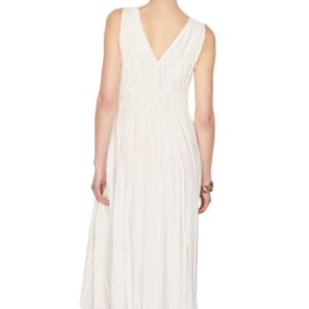 Frame | Cinched Crinkle Midi Dress - Picture 5 of 7